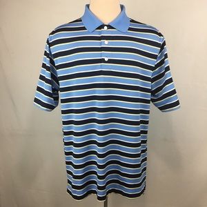 FootJoy FJ Striped Polo Golf Shirt Athletic Fit